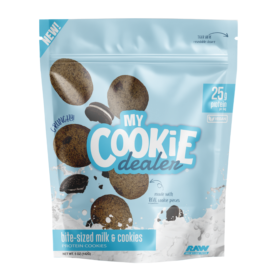 Raw My Cookie Dealer Bite Sized Bag 142 Grs Milk And Cookies