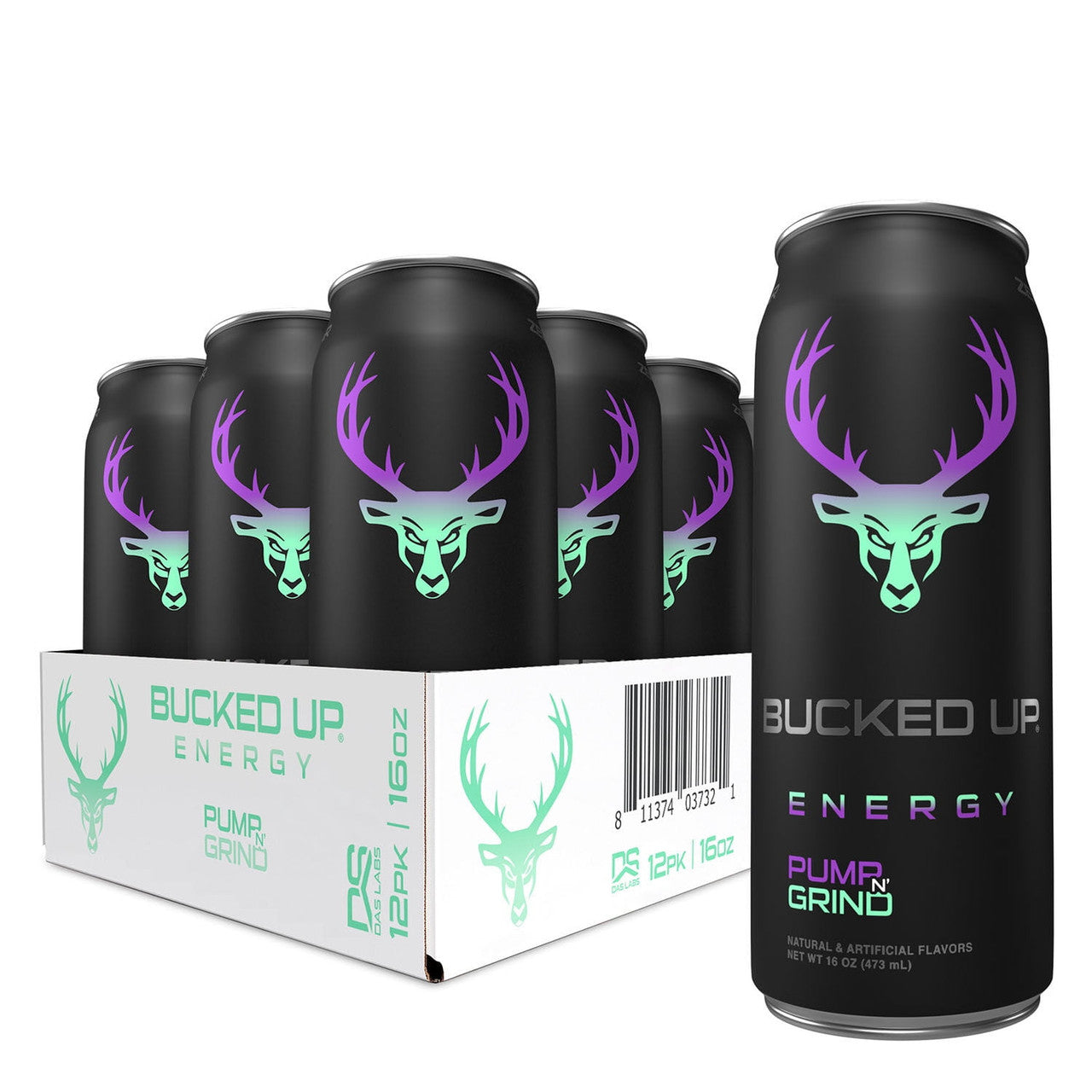 Bucked Up Energy Drinks 16Oz 12Pk Pump N Grind