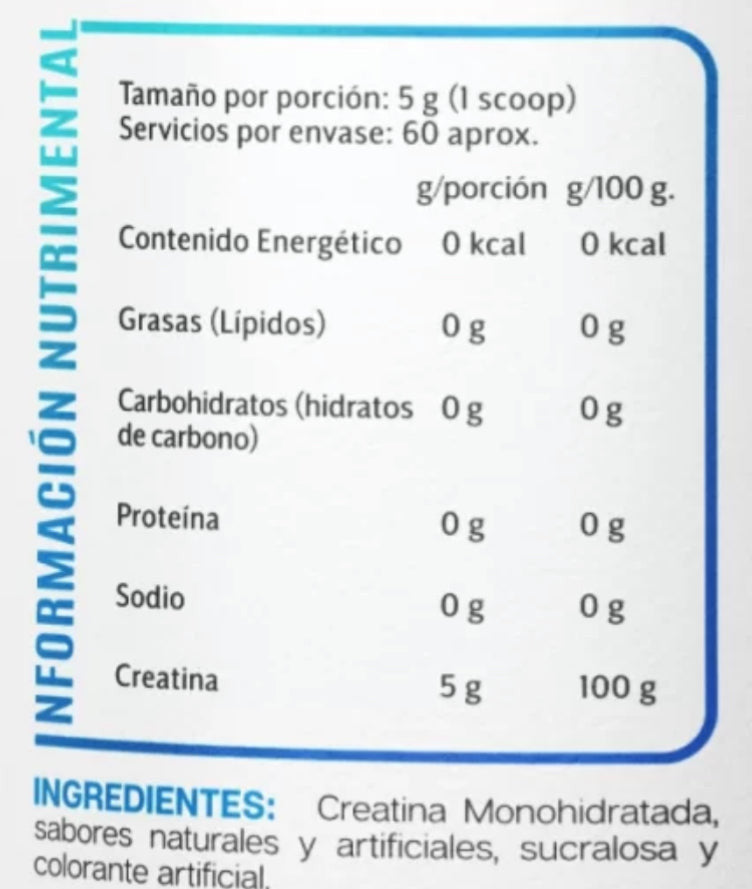 Cnb Creatina Monohidratada 300Grs Limonada