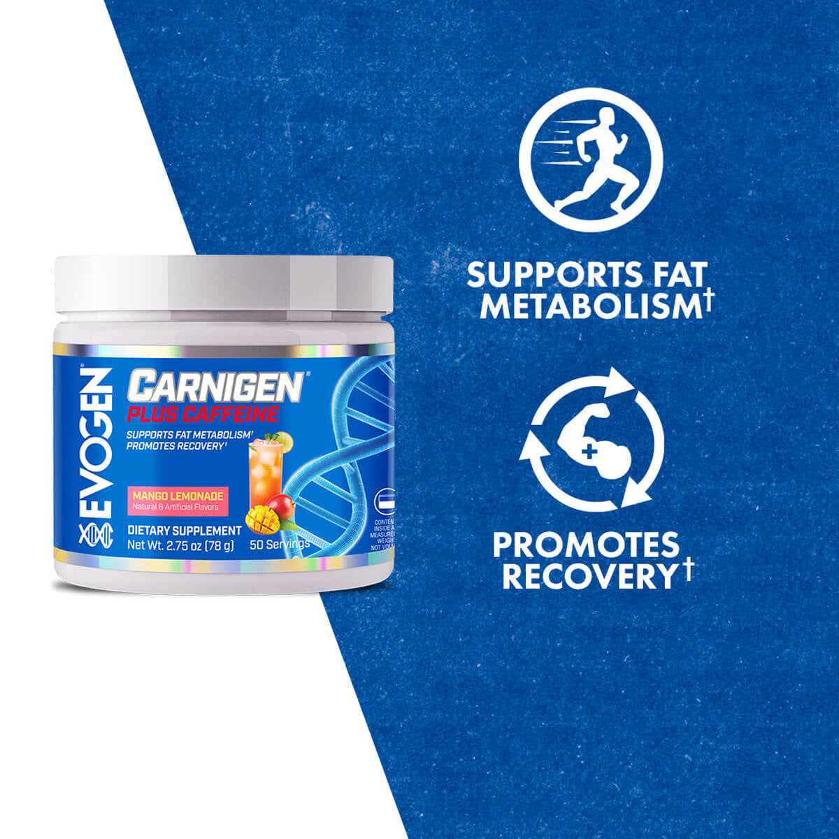 Evogen Carnigen Plus 50 Porciones Mango Lemonade