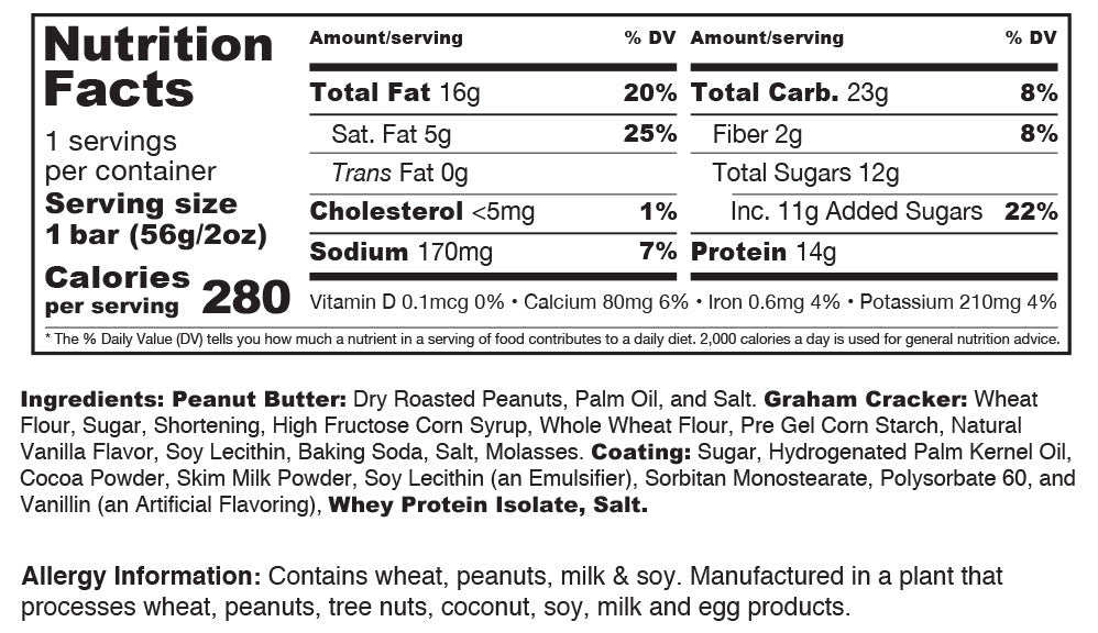 Mf Muscle Sandwich 1 Bar Peanut Butter