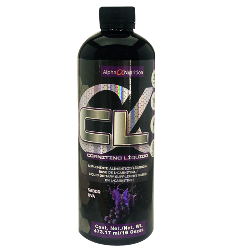 Alpha L Carnitina Liquida 16 Onzas Uva