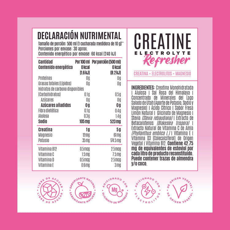 Birdman Creatine Electolyte Refresher 300G Pink Lemonade