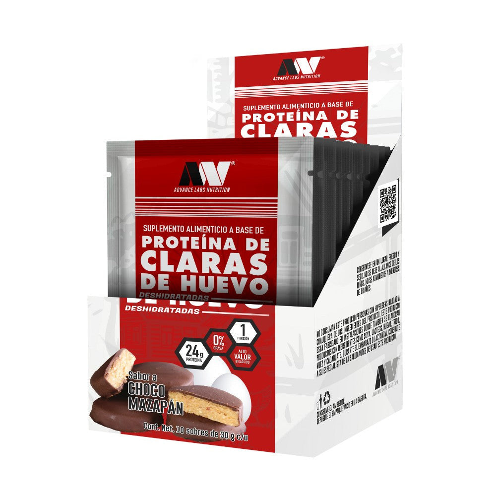 Advance Clara de Huevo Caja con 10 Sobres 30 Gr C U Choco Mazapan