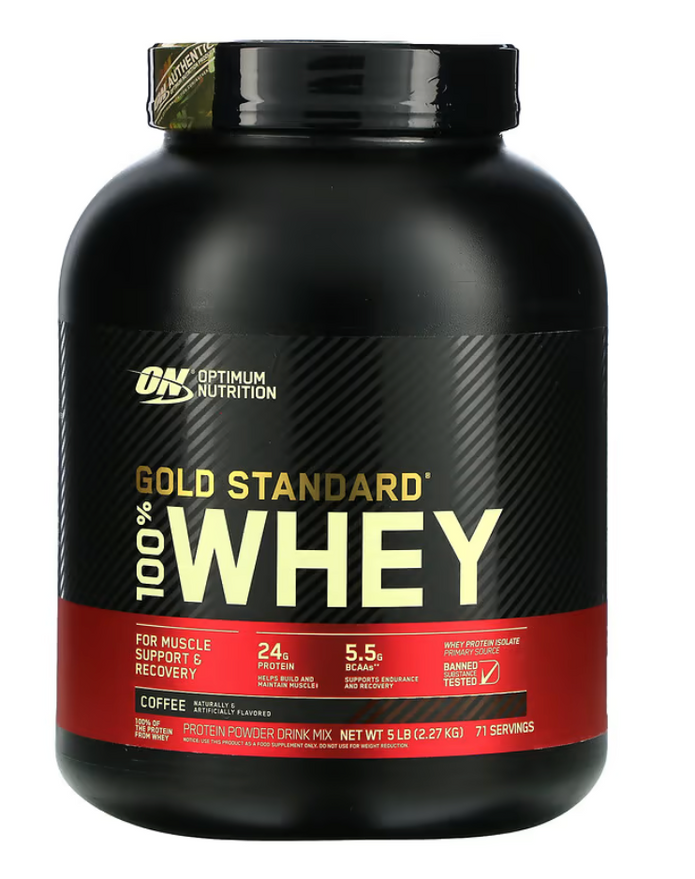 Optimum Nutrition 100 Whey Gold Std 5 Libras Coffee
