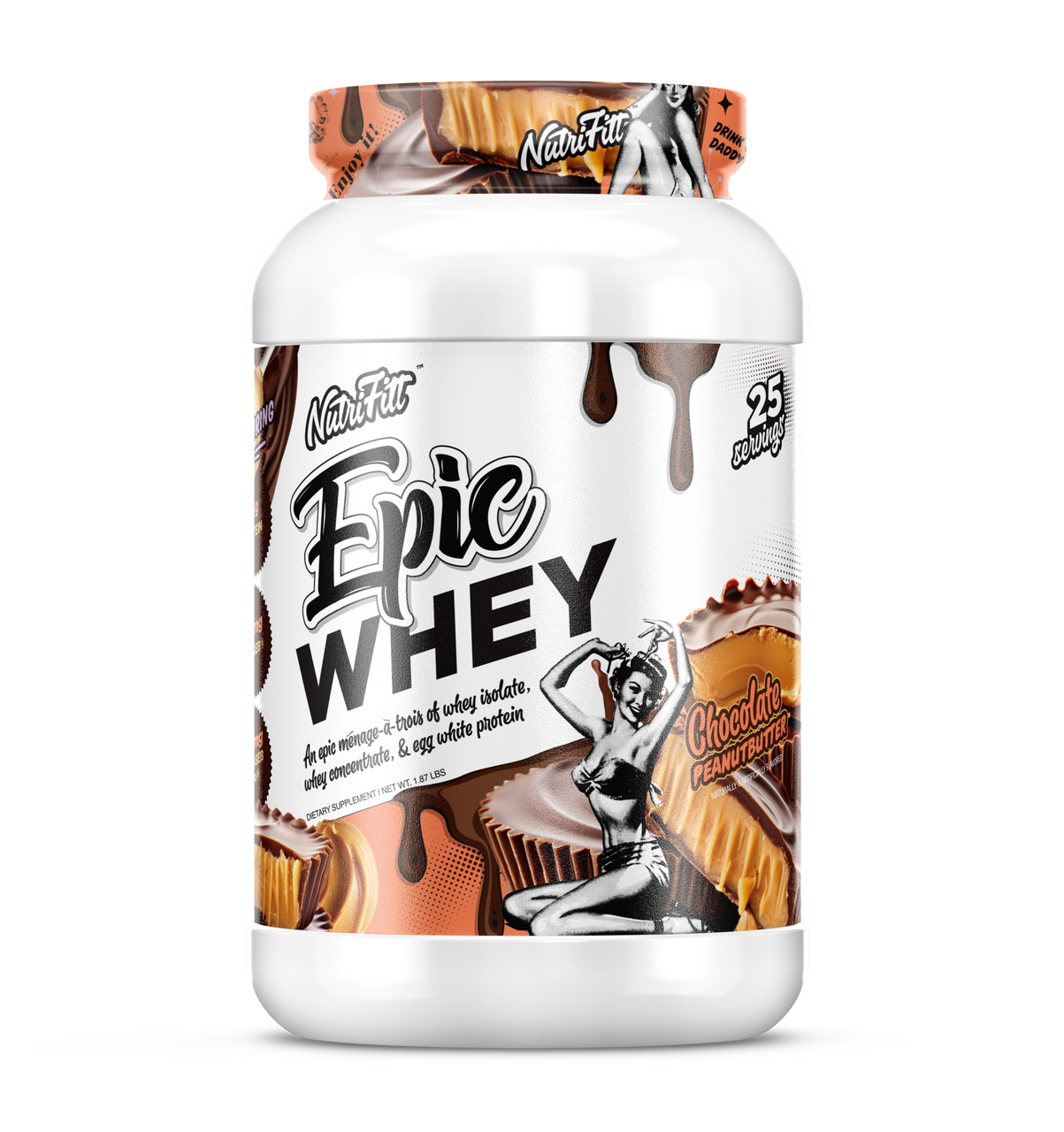Nutrifitt Whey Protein 2 Libras Chocolate Peanut Butter