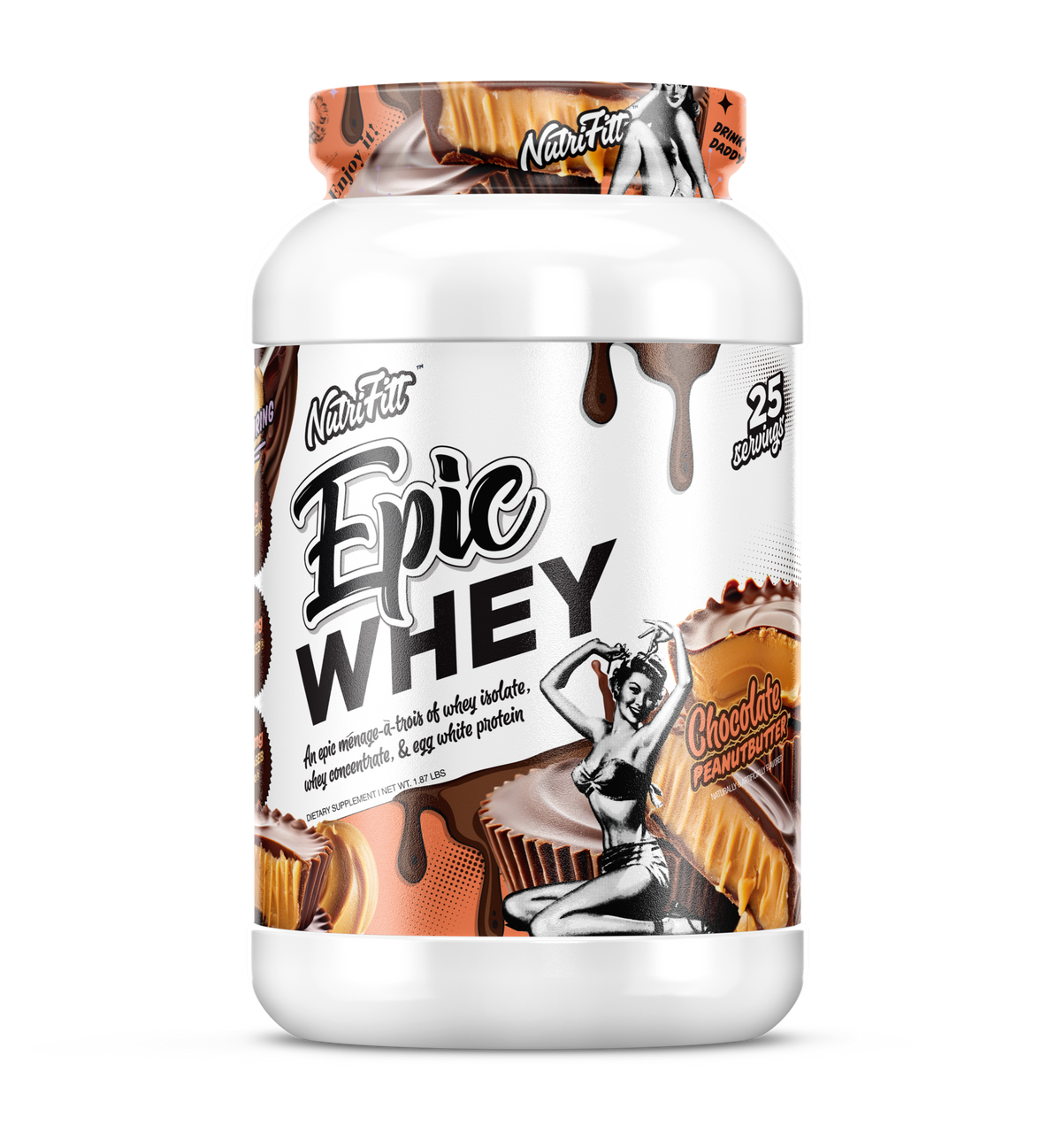 Nutrifitt Whey Protein 2 Libras Chocolate Peanut Butter