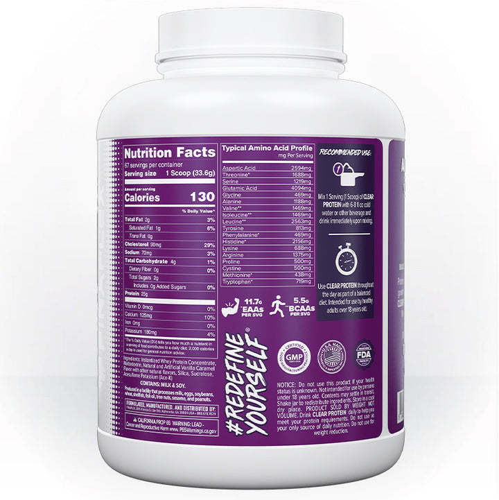Finaflex Clear Protein 5 Libras Vainilla Caramel