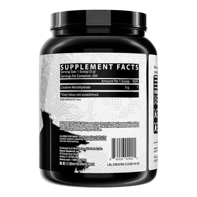 Nutrex Research Creatina Drive Black 1000 Grs