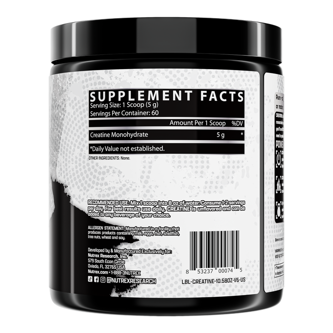 Nutrex Research Creatina Drive Black 300 Grs