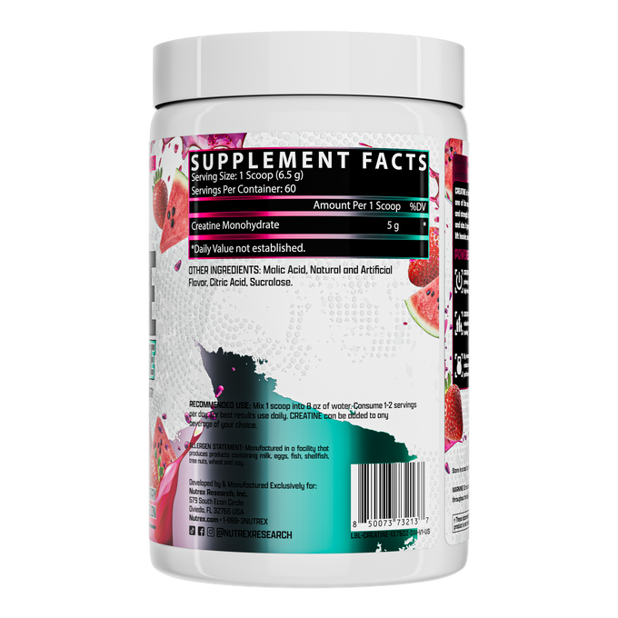 Nutrex Research Research Creatine 60 Porciones Strawberry Watermelon