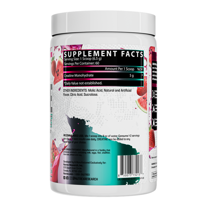 Nutrex Research Research Creatine 60 Porciones Strawberry Watermelon