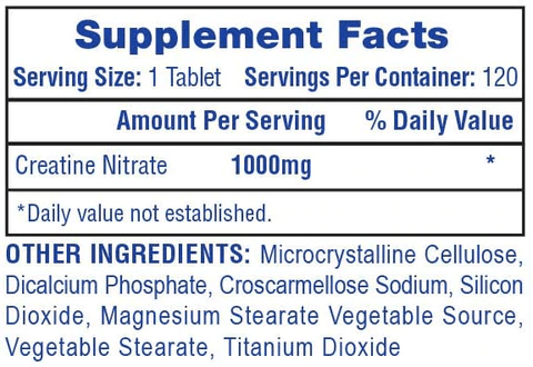 High Tech Pharma Creatine Nitrate 120 Cápsulas