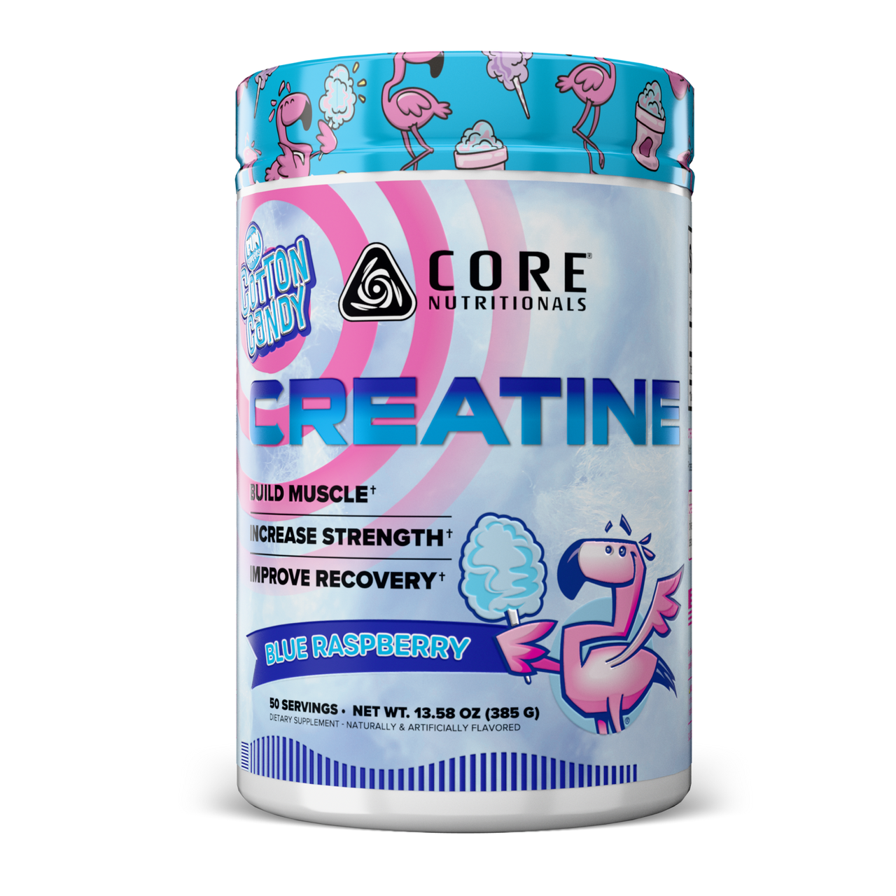 Core Nutritionals Creatine 50 Porciones Blue Raspberry