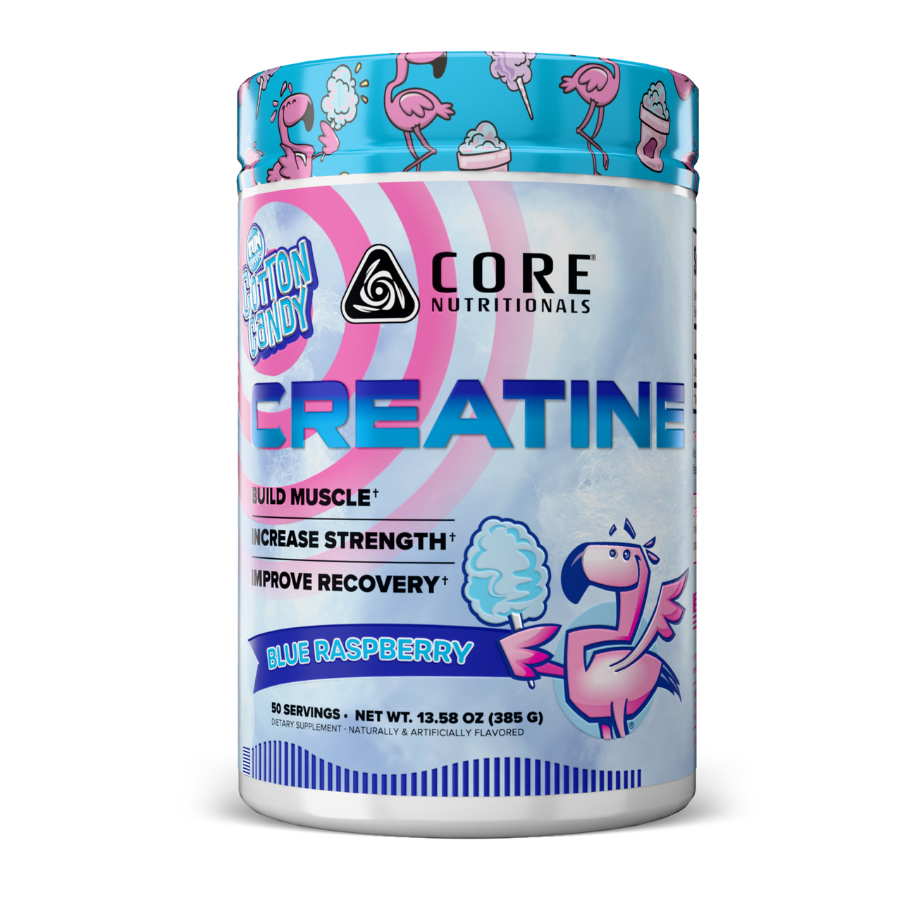 Core Nutritionals Creatine 50 Porciones Blue Raspberry