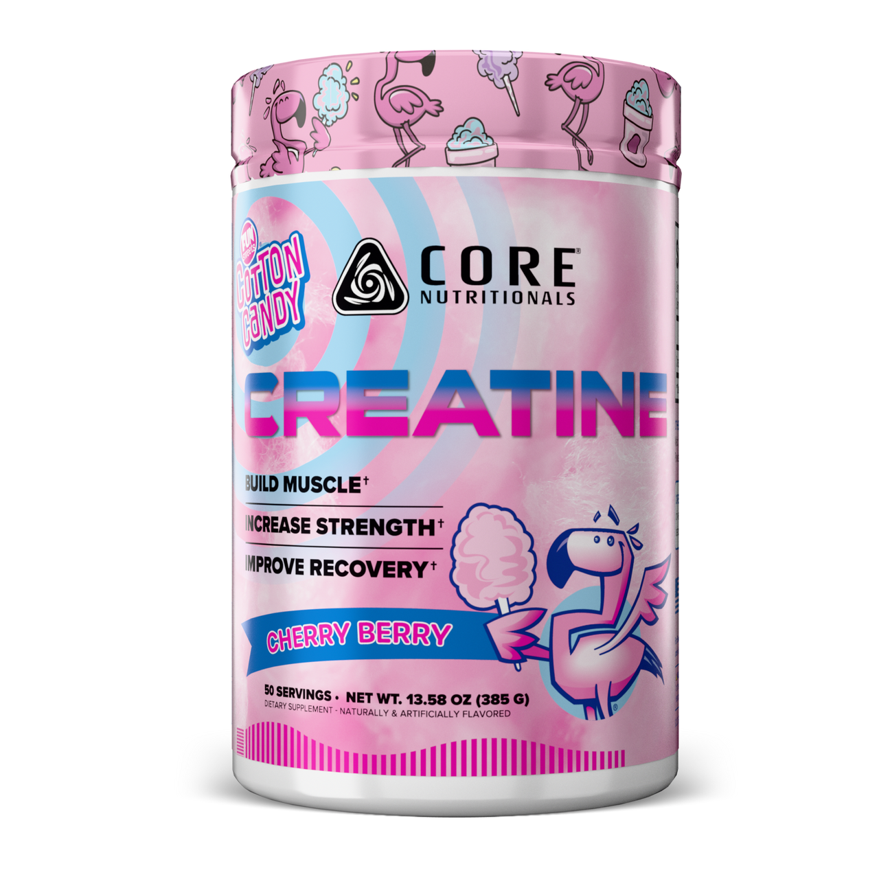 Core Nutritionals Creatine 50 Porciones Cherry Berry