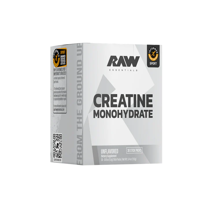 Raw Creatina Stick Paquete Box 30 Porciones