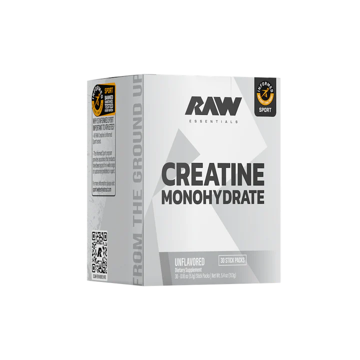 Raw Creatina Stick Paquete Box 30 Porciones