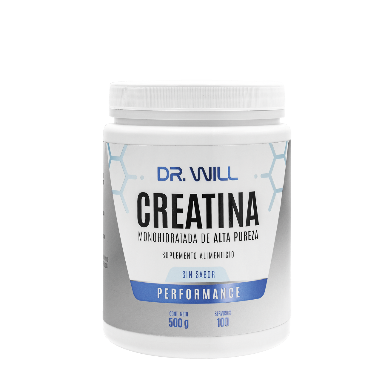 Dr Will Creatina Monohidratada Alta Pureza 500 Grs