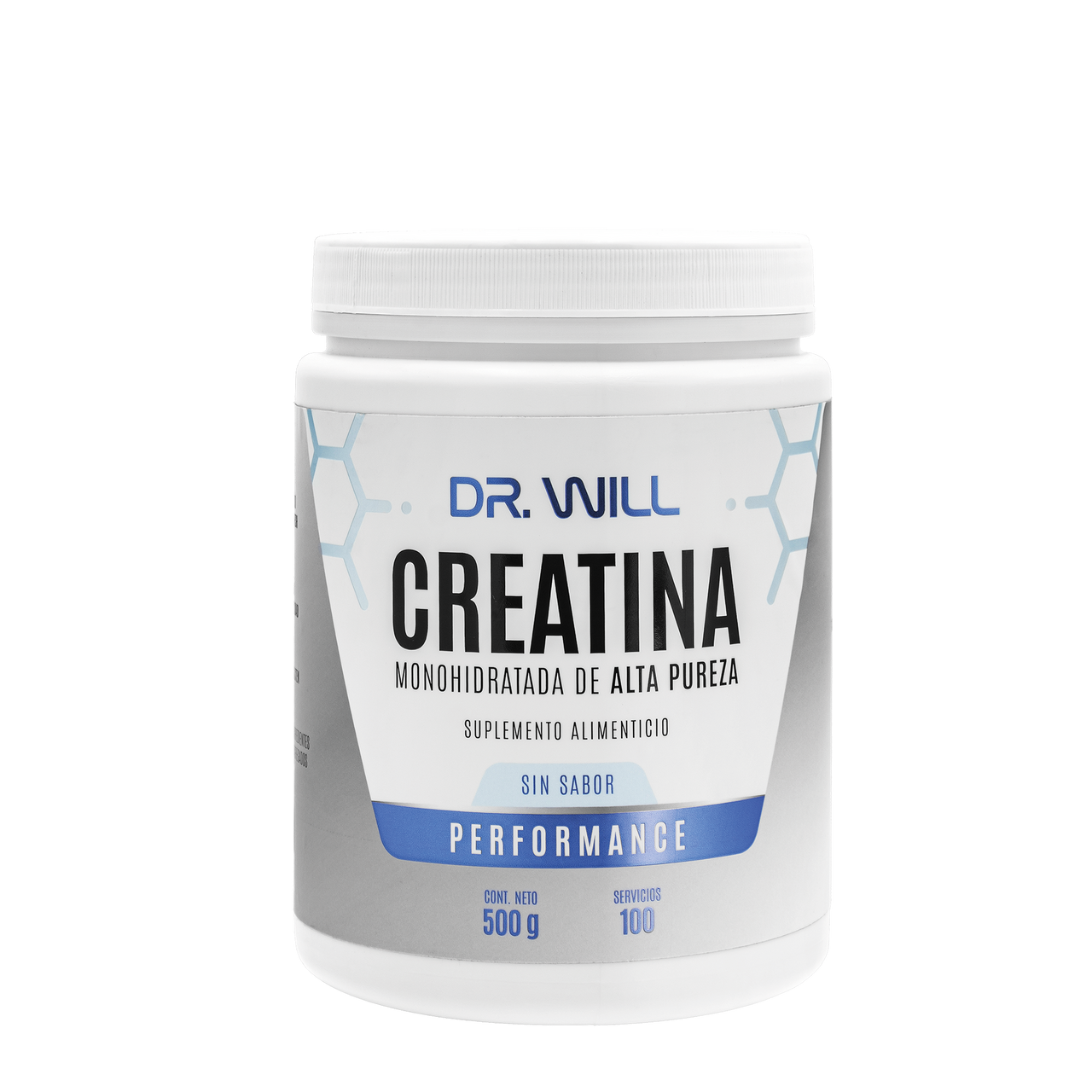 Dr Will Creatina Monohidratada Alta Pureza 500 Grs