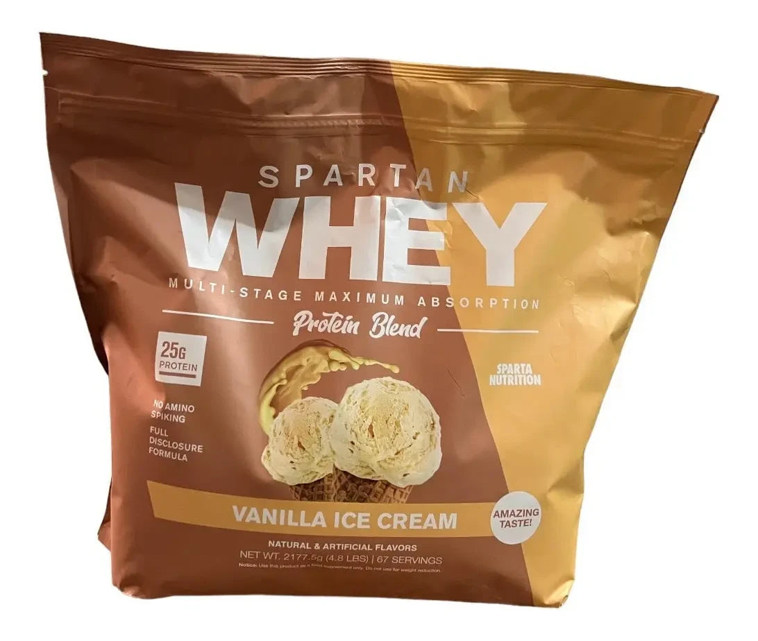 Sparta Spartan Whey Protein Blend 4 8 Libras Vainilla Ice Cream