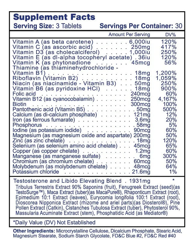 High Tech Pharma Testovite 90 Unidades