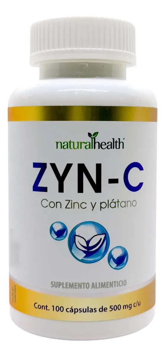 Natural Zyn C 500Mg 100 Cápsulas Linea Blanca