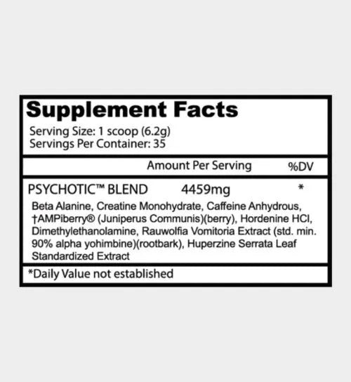 Insane Labz Insane Psychotic 35 Porciones Fruit Punch