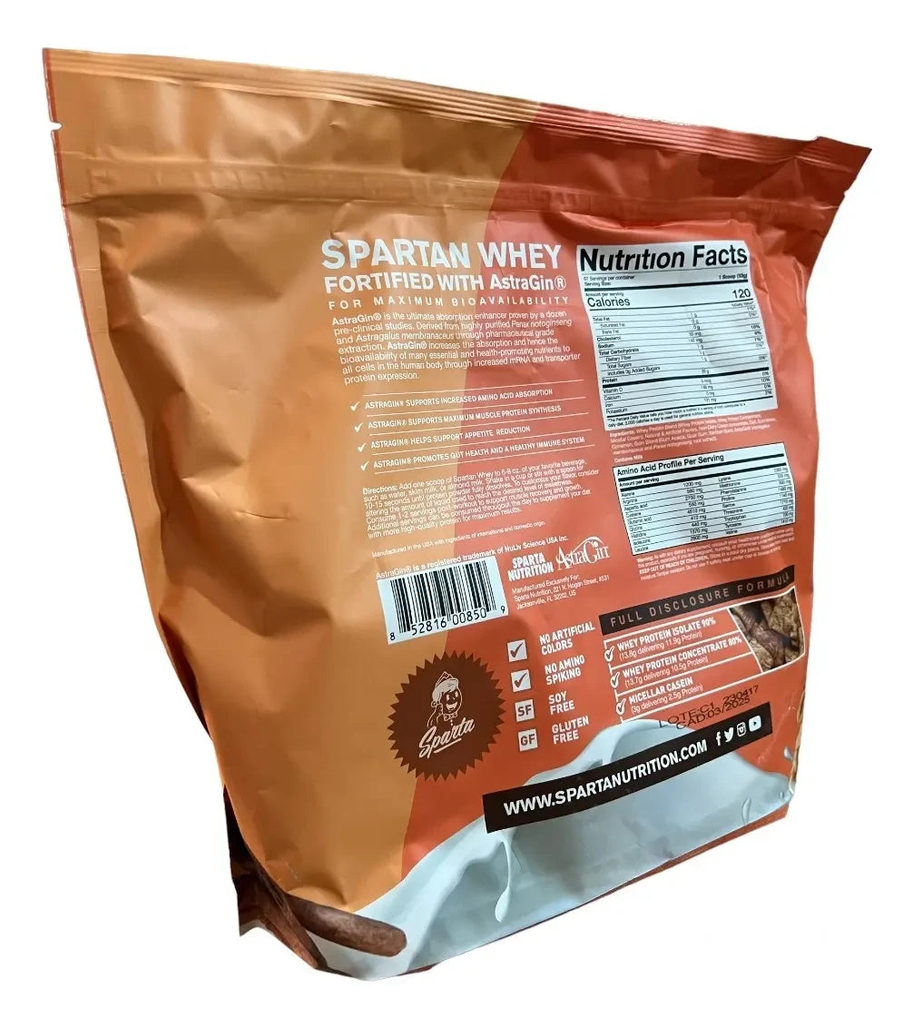 Sparta Spartan Whey Protein Blend 4 8 Libras Cinna Crunch