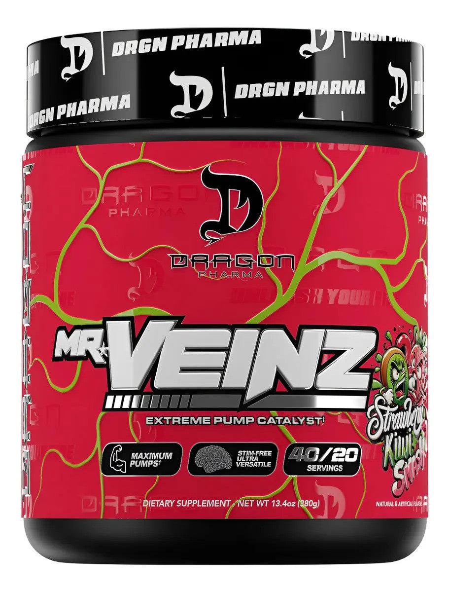 Dragon Pharma Venom Essential 30 Porciones Strawberry Kiwi Smash