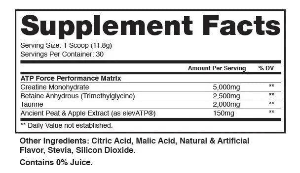 Dragon Pharma ATP Force 30 Porciones Grape