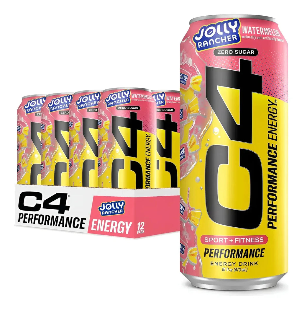 Cellucor C4 Energy Carbonatada 16Oz 12Pk Watermelon Jolly Rancher