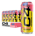 Cellucor C4 Energy Carbonatada 16Oz 12Pk Watermelon Jolly Rancher