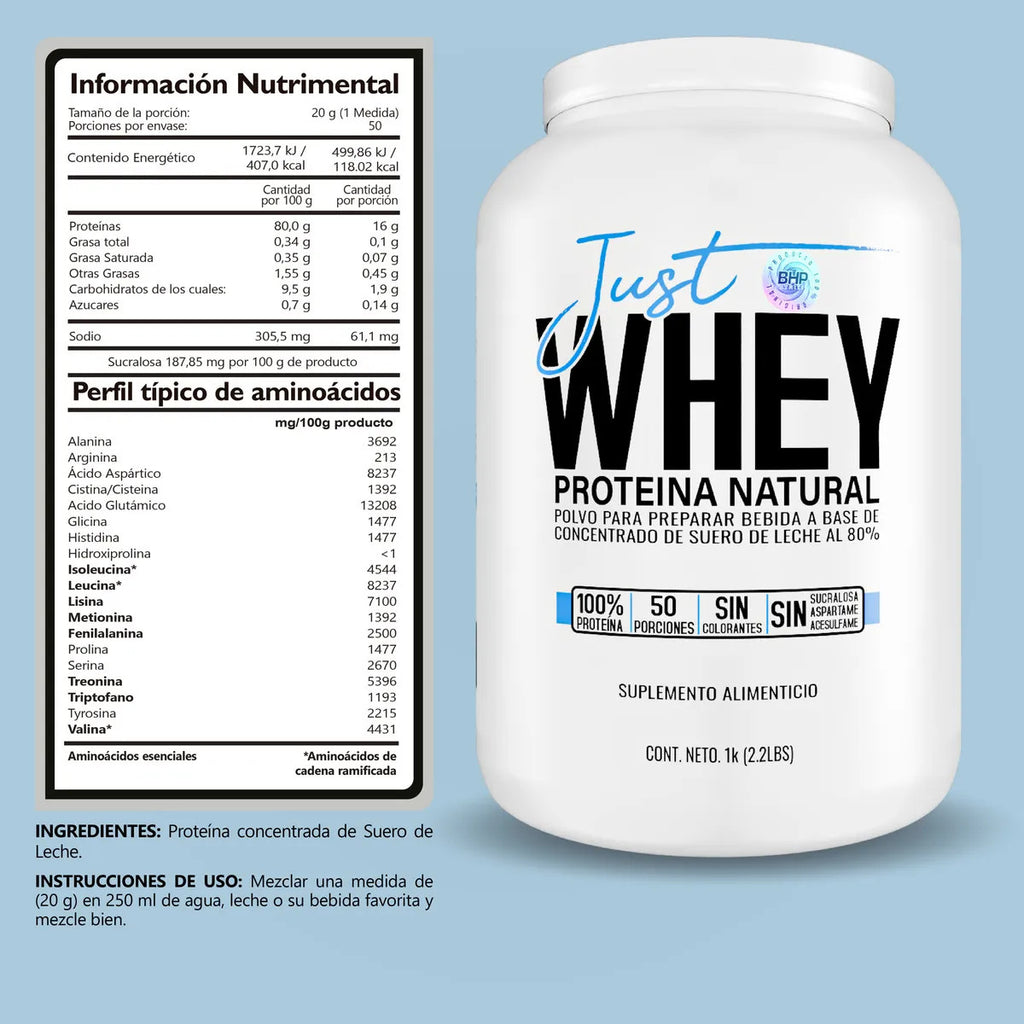 Bhp Just Whey 2 Libras Natural