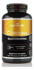 Natural Curcuma Glucosamina 500Mg 270 Cápsulas