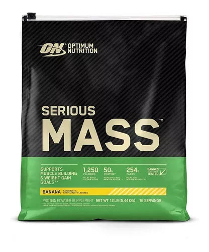 Optimum Nutrition Serious Mass 12 Libras Banana