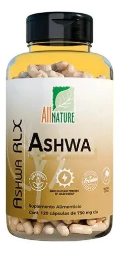 All Nature Ashwagandha Rlx 120 Cápsulas