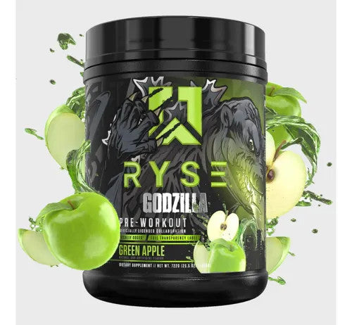 Ryse Pre - Entreno Godzilla 40 Porciones Green Apple