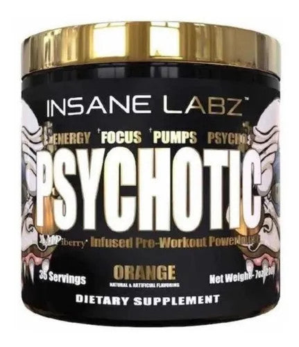 Insane Labz Psychotic Gold 35 Porciones Orange