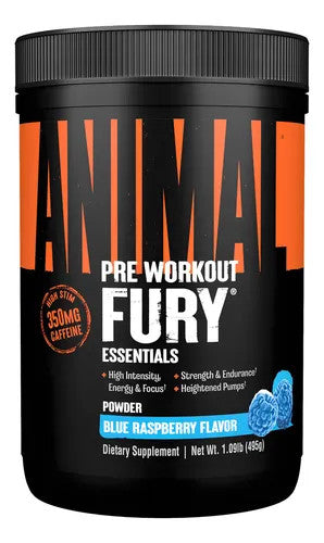 Universal Animal Fury 30 Porciones Blue Raspberry