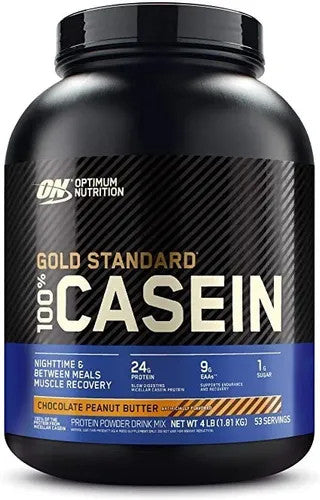 Optimum Nutrition 100 Casein Protein 4 Libras Choco Peanut Butter