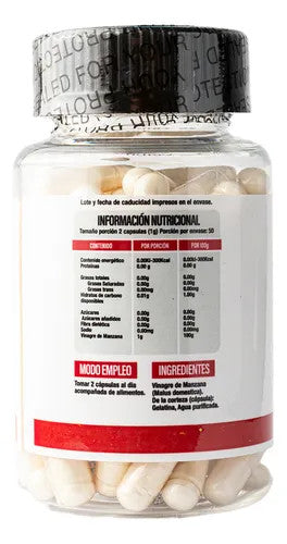 Superlabs Vinagre de Manzana 500Mg 100 Capsulas