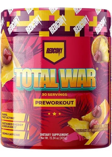 Redcon1 Total War Pre - Entreno 30 Porciones Tropical Punch