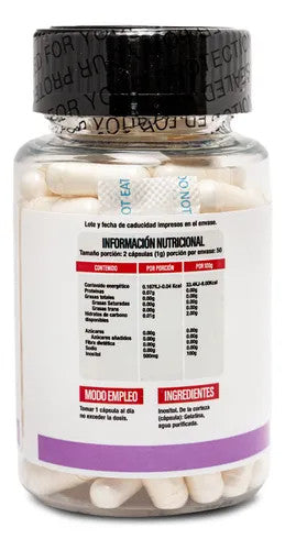 Superlabs Inositol 500 mg Vitamina B8 100 Capsulas