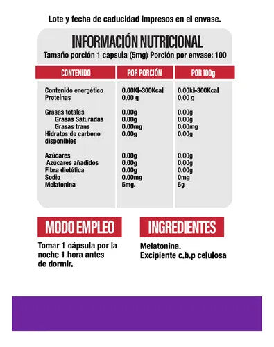 Superlabs Melatonina 5 mg 100 Tabletas