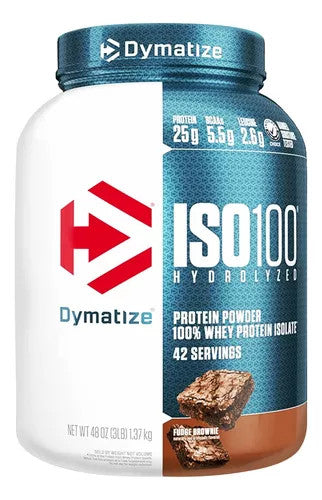 Dymatize Iso 100 3 Libras Chocolate Fudge Brownie