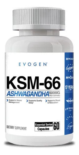 Evogen Ksm 66 Ashwagndha 60 Unidades