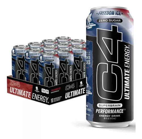 Cellucor C4 Ultimate Carbonatada 16Oz 12Pk Fredom Ice