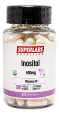 Superlabs Inositol 500 mg Vitamina B8 100 Capsulas
