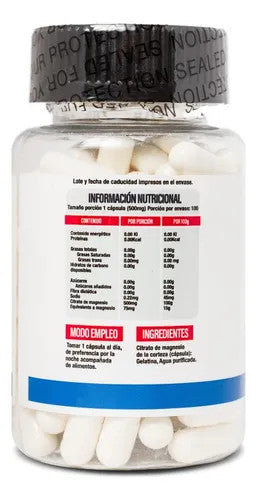 Superlabs Citrato de Magnesio 100 Capsulas